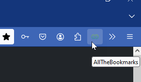 Right-clicking on the extension icon